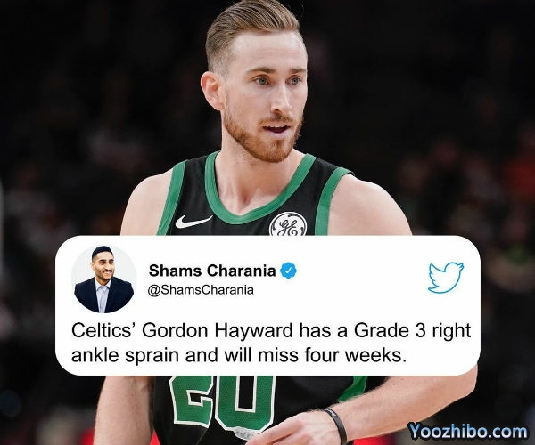 绿军遭重创！大将海沃德因脚踝受伤将缺席4周