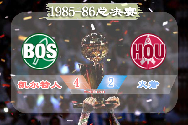 1985-86赛季NBA总决赛最有价值球员(FMVP)：伯德当选