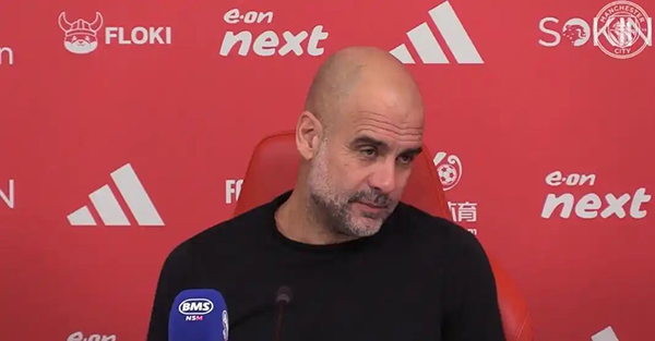 瓜迪奥拉发声：球队需找回昔日水准，绝非一人之责