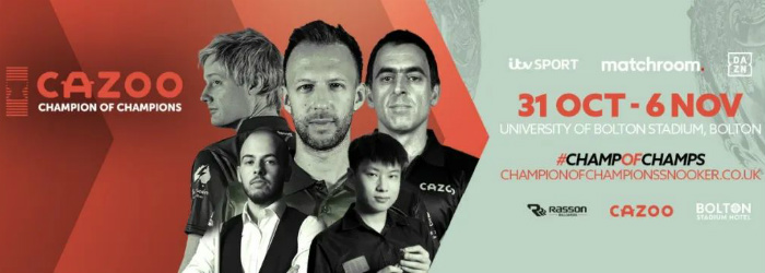 2022斯诺克冠中冠赛程及签表一览：两代磨王狭路相逢！