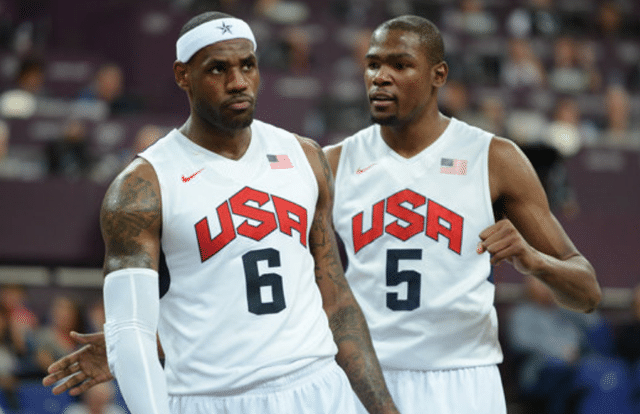 美国男篮最大缺陷！杜兰特不是领袖？魔术师：美国队最缺的是詹姆斯