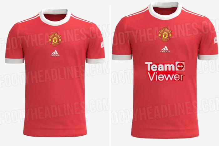 曼联新主场球衣谍照曝光：队徽或移到中间，致敬鲁尼最初效力赛季