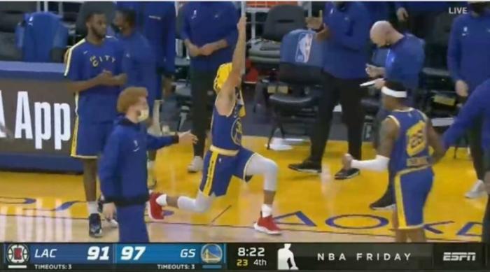 维金斯赢了！生涯第一次！15分钟内打崩快船！有库里勇士就能冲冠