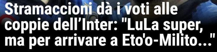 前国米主帅: 憨牛是冠军组合, 他们要在欧冠中证明