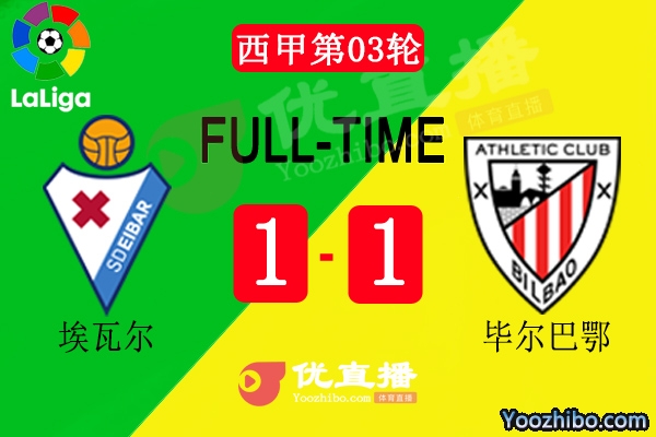  毕尔巴鄂2-1埃瓦尔