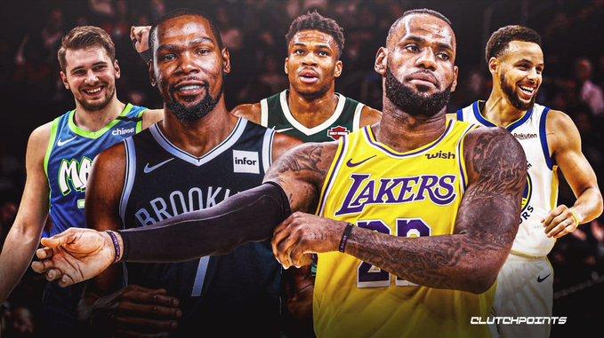 全明星首轮票选十大球星！詹皇第2小卡仅第8，哈登落榜与库里差距太大