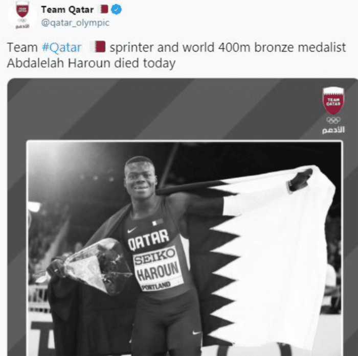 悲剧！24岁田径名将车祸去世，400米称霸亚洲，世锦赛曾夺铜牌