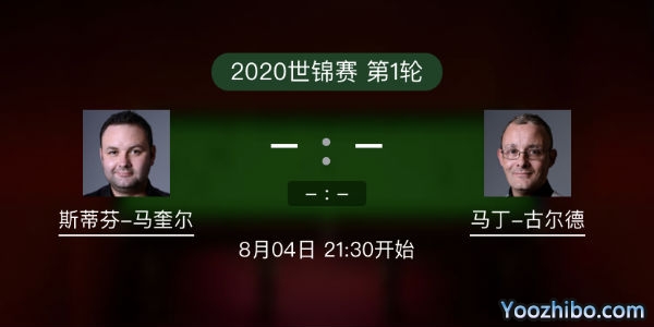 斯诺克世锦赛首轮 斯蒂芬-马奎尔vs马丁-古尔德赛事前瞻和交手记录