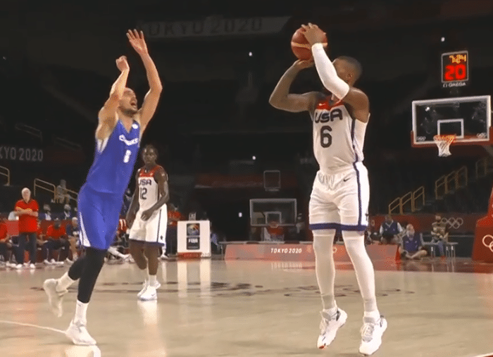小组第2晋级！美国队大胜捷克2连胜，杜兰特23分+超甜瓜成得分王