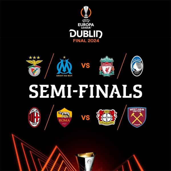 欧联杯1/4决赛对决：利物浦好运连连 勒沃库森挑战西汉姆