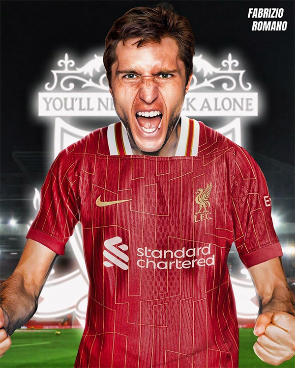 利物浦成功签下基耶萨 红军攻击线如虎添翼