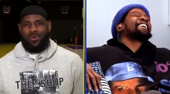 詹姆斯谈为何不选爵士双核！游戏里大家也不会选，杜兰特笑翻