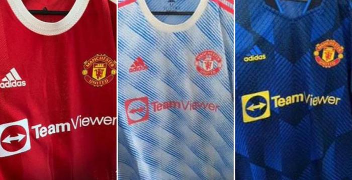 曼联下赛季主客球衣最新谍照曝光！九十年代复古风，将用新赞助商