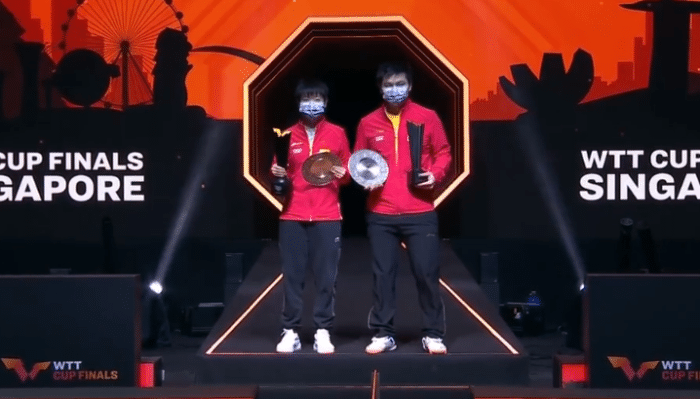 奖金出炉！刘国梁福原爱颁奖，冠军孙颖莎和樊振东斩获超28万