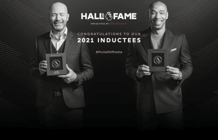 官方: 希勒和亨利入选英超名人堂