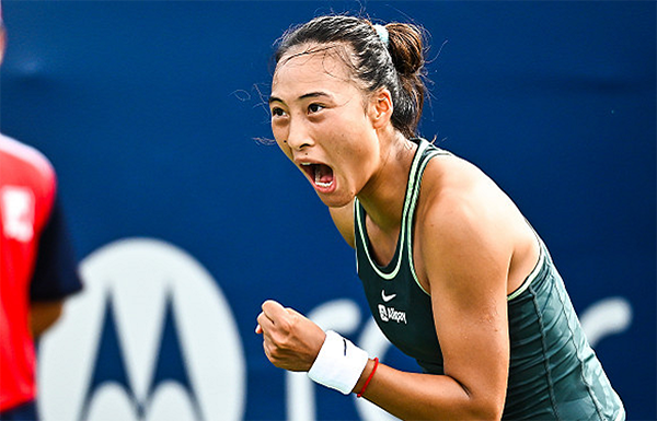 ACE球制胜！郑钦文逆转大威有多燃？连赢11局，将战世界第一