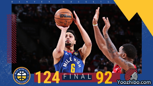 掘金124-92轻取开拓者