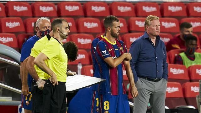 28场0球0助+身价暴跌！巴萨6千万标王疑被科曼废弃，连续3场坐穿板凳