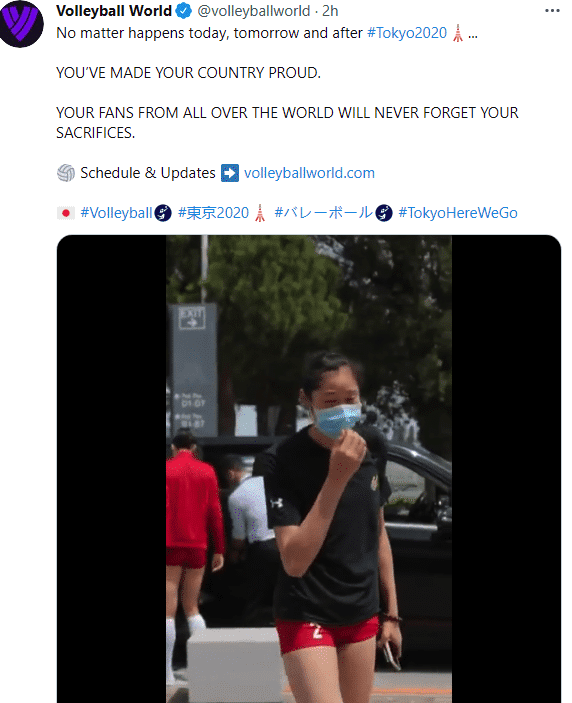 泪目！女排奥运出局后，国际排联深情发文鼓励朱婷：你已是中国骄傲