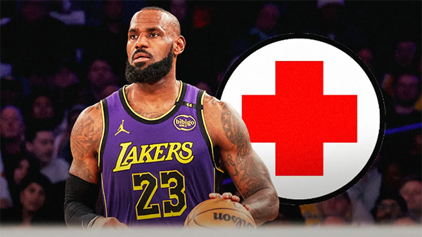 40岁詹皇带伤出战！湖人全员健康迎完整阵容