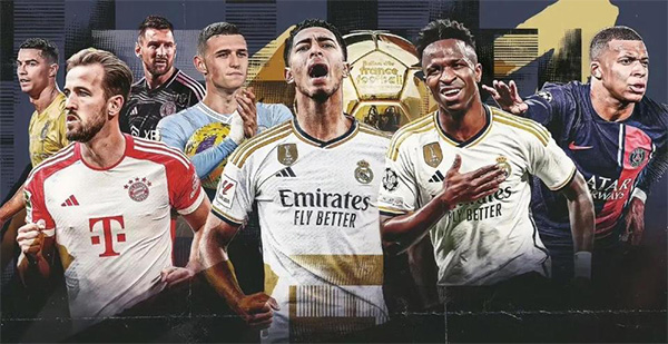 金球奖赔率变化：皇马双星大热 梅西力挫福登哈兰德 C罗 跻身前十