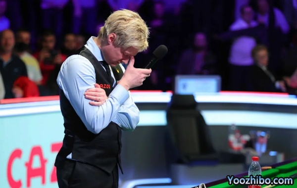 【大师赛战报】罗伯逊泪洒赛场赛季通杀75三杰 与霍金斯争冠！