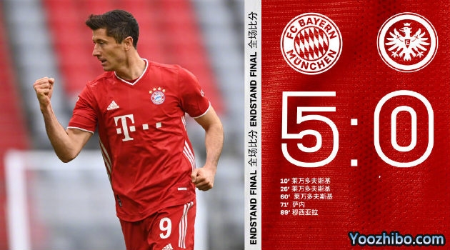 <a href=/zuqiuzhijia/bayern/ target=_blank class=infotextkey>拜仁</a>慕尼黑5-0法兰克福